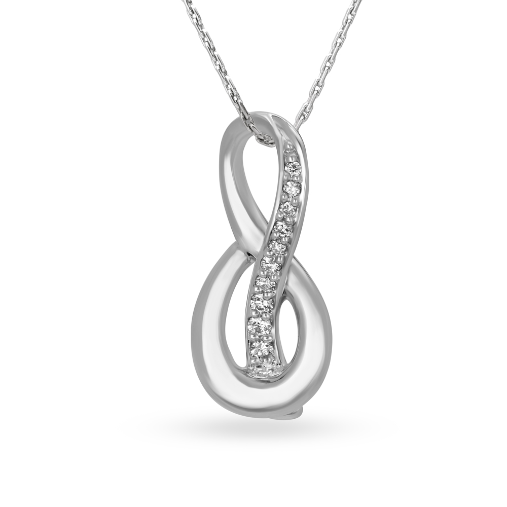 Tanishq platinum on sale pendant set