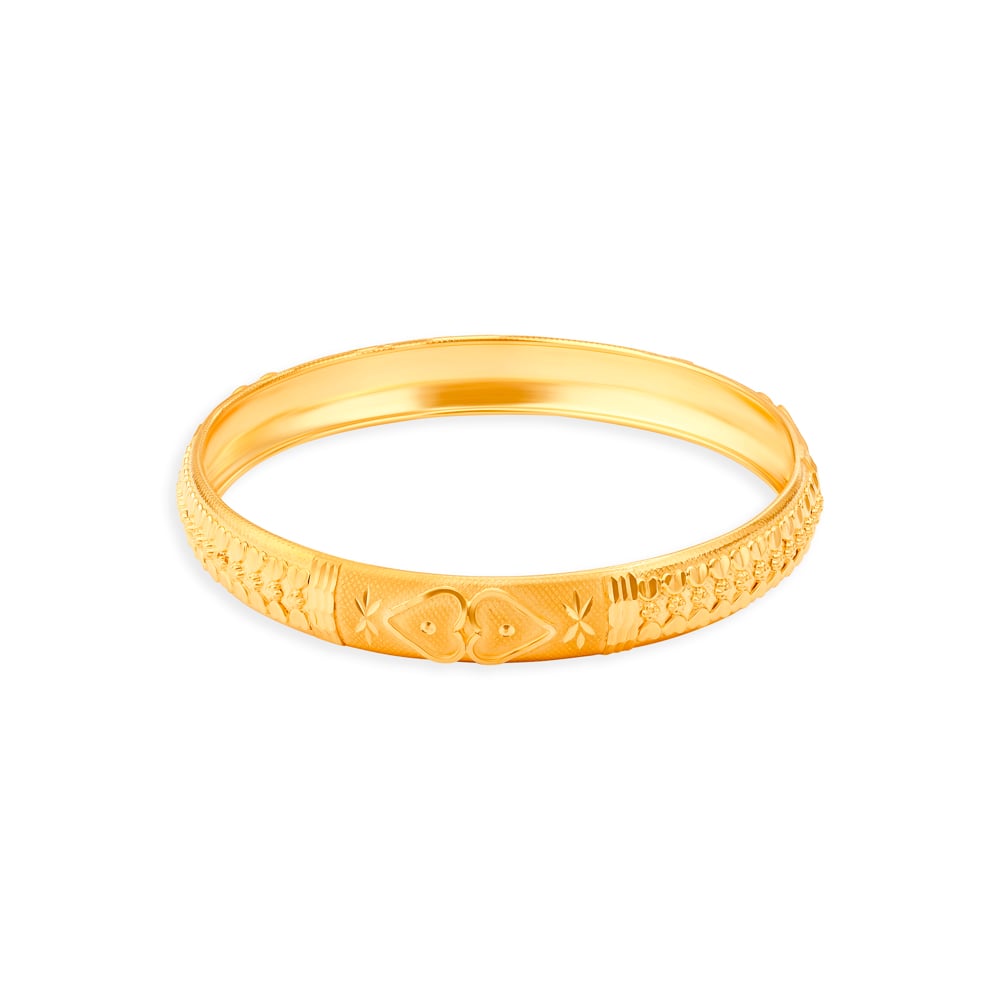 

Filigree Work Gold Bangle