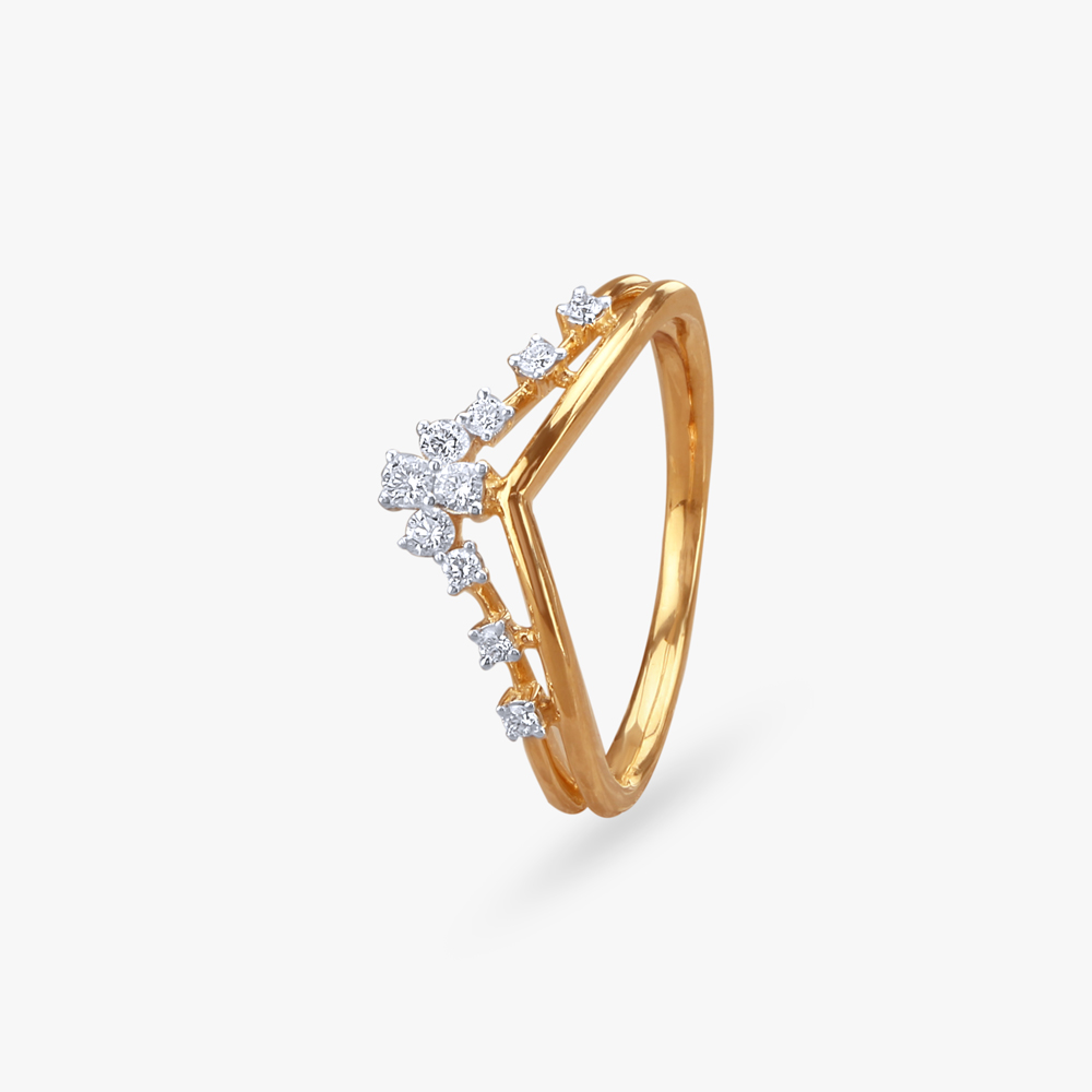 

Subtle Glam Diamond Finger Ring