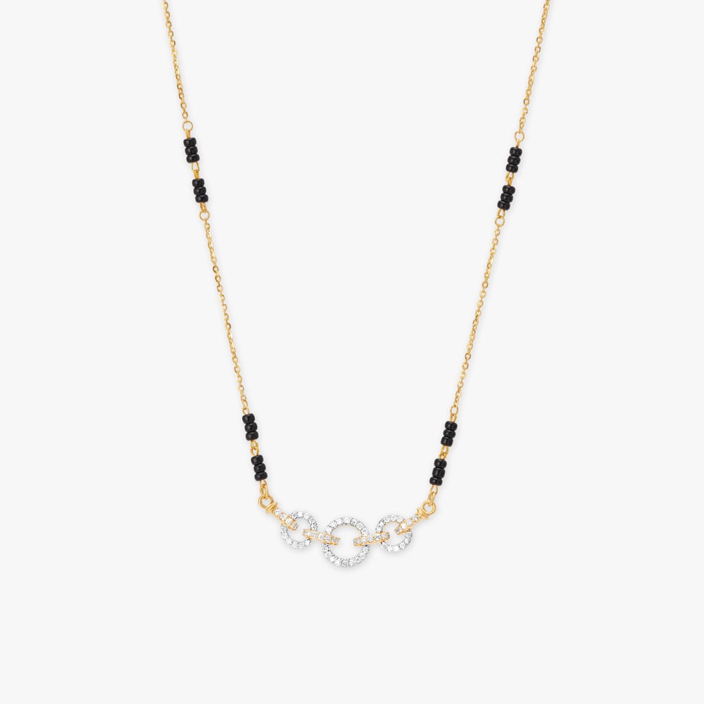 

Linked Elegance Diamond Mangalsutra