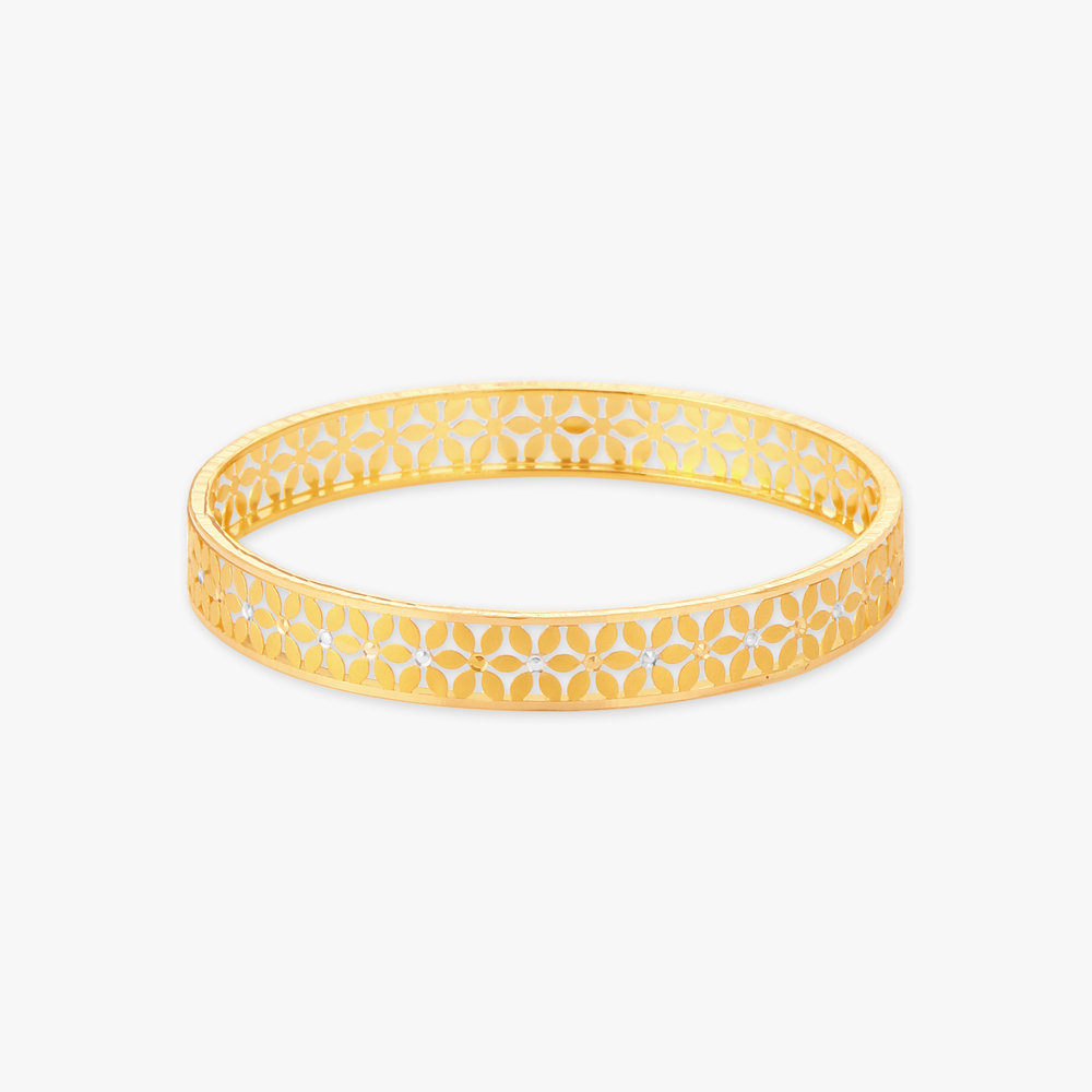 

Geometric Glamour Bangle