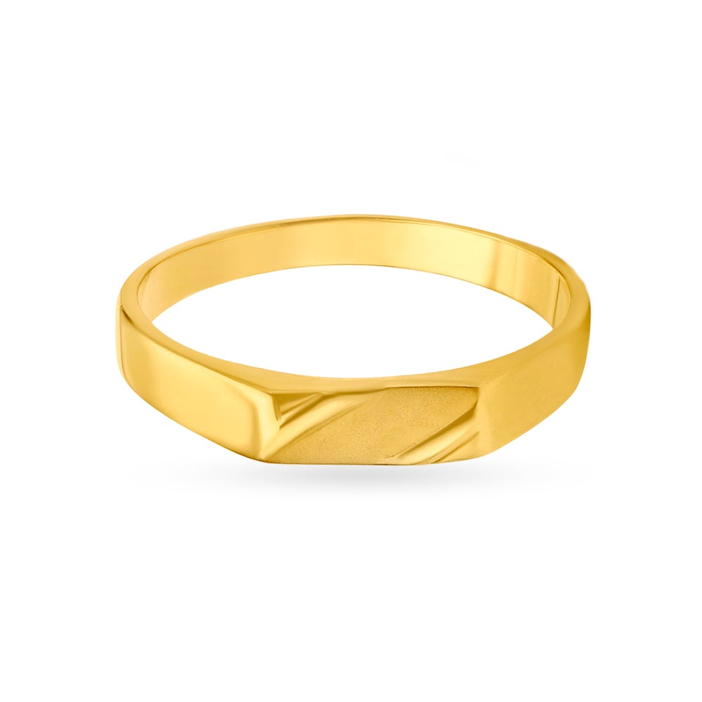 

Spartan Yellow Gold Finger Ring