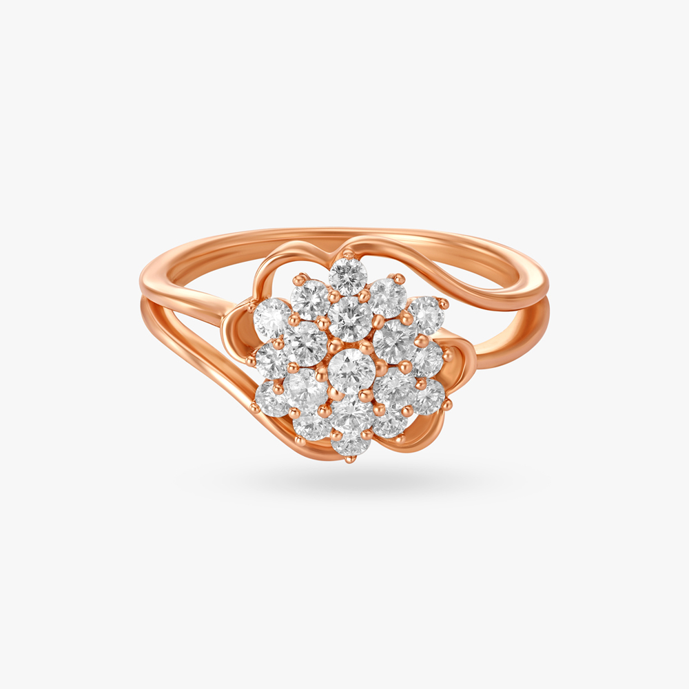 

Floral Fantasy Diamond Finger Ring