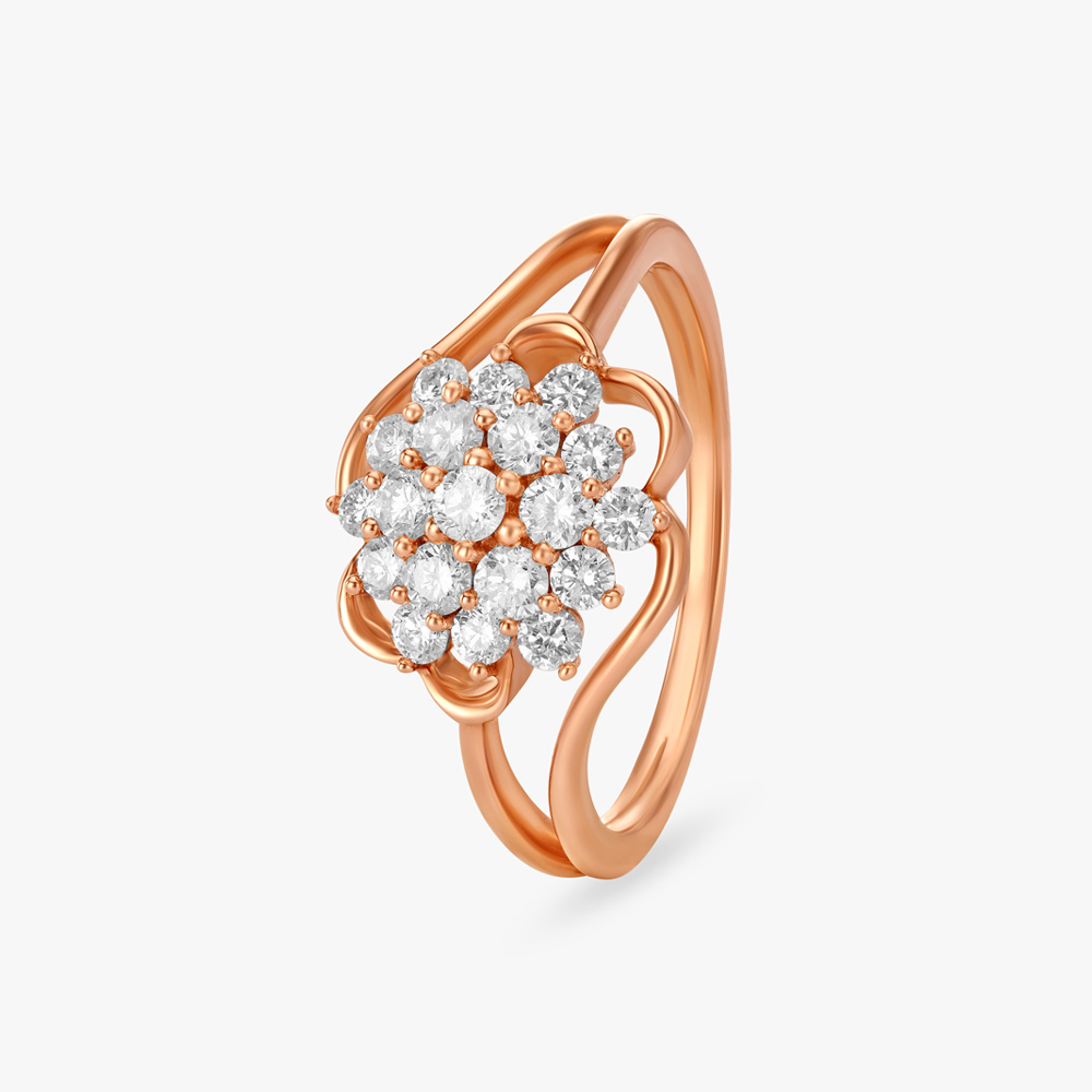 

Floral Fantasy Diamond Finger Ring