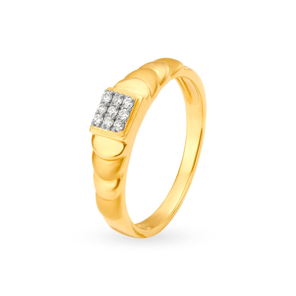 

Gentleman's Enchantment Diamond Finger Ring for Men