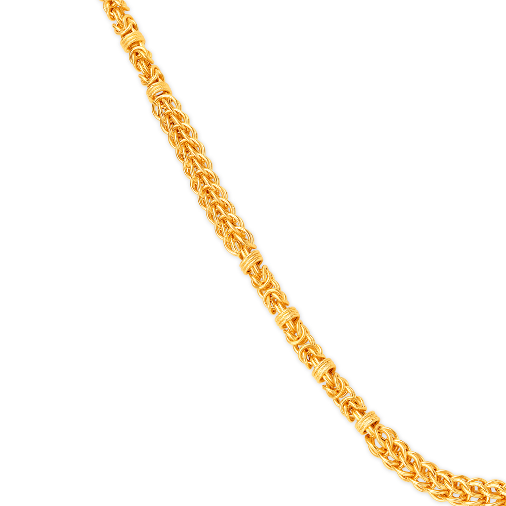 

Enticing Handmade Gold Chain for men