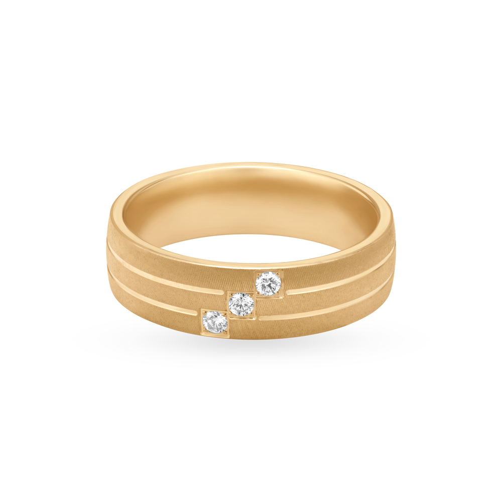 

Grand Bold Diamond Ring in White and Rose Gold