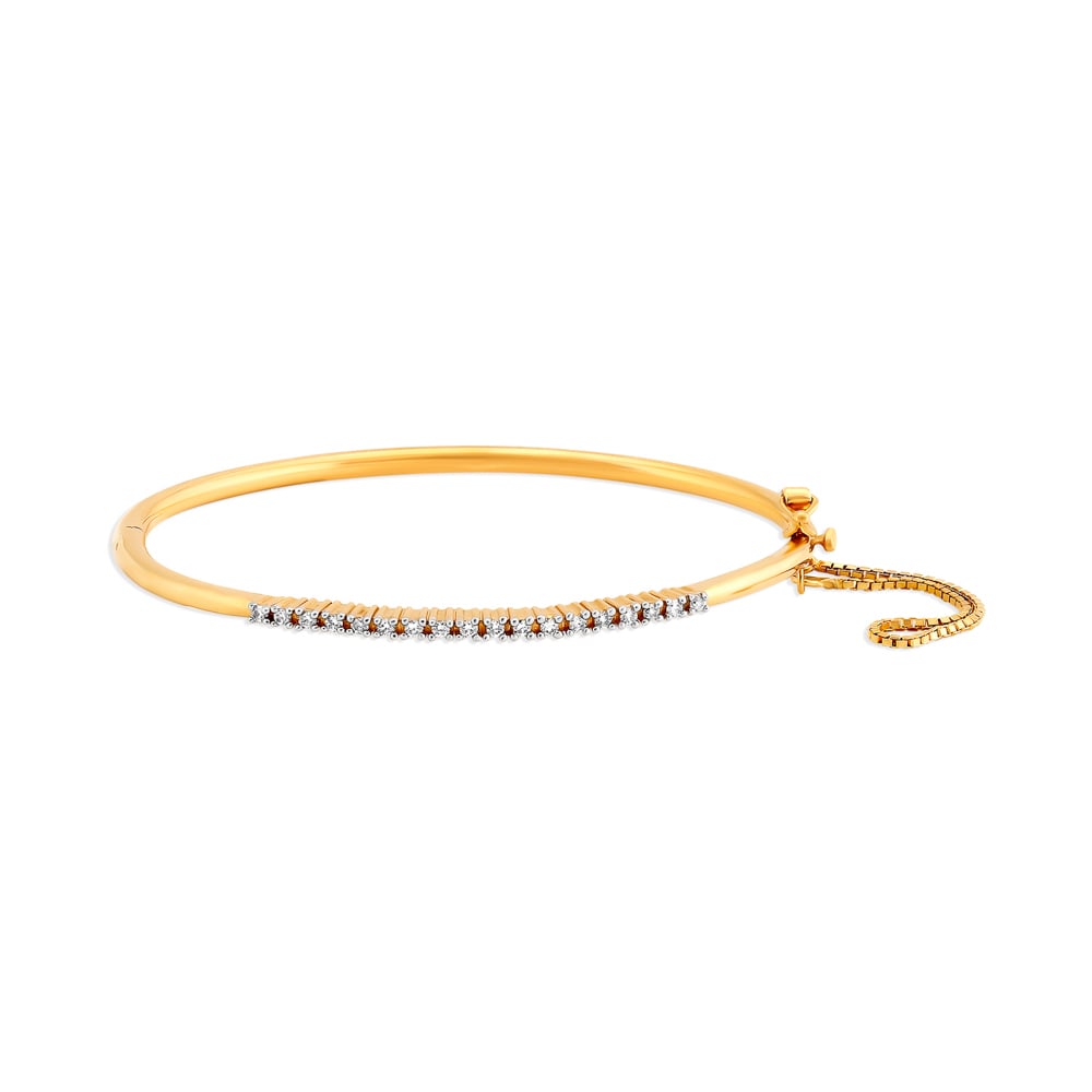 

Minimalistic Stylish Diamond Bangle