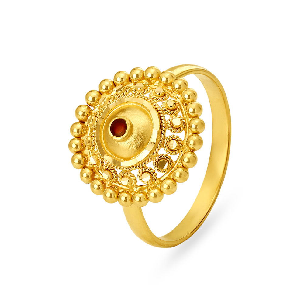 

Sparkling Gold Ring