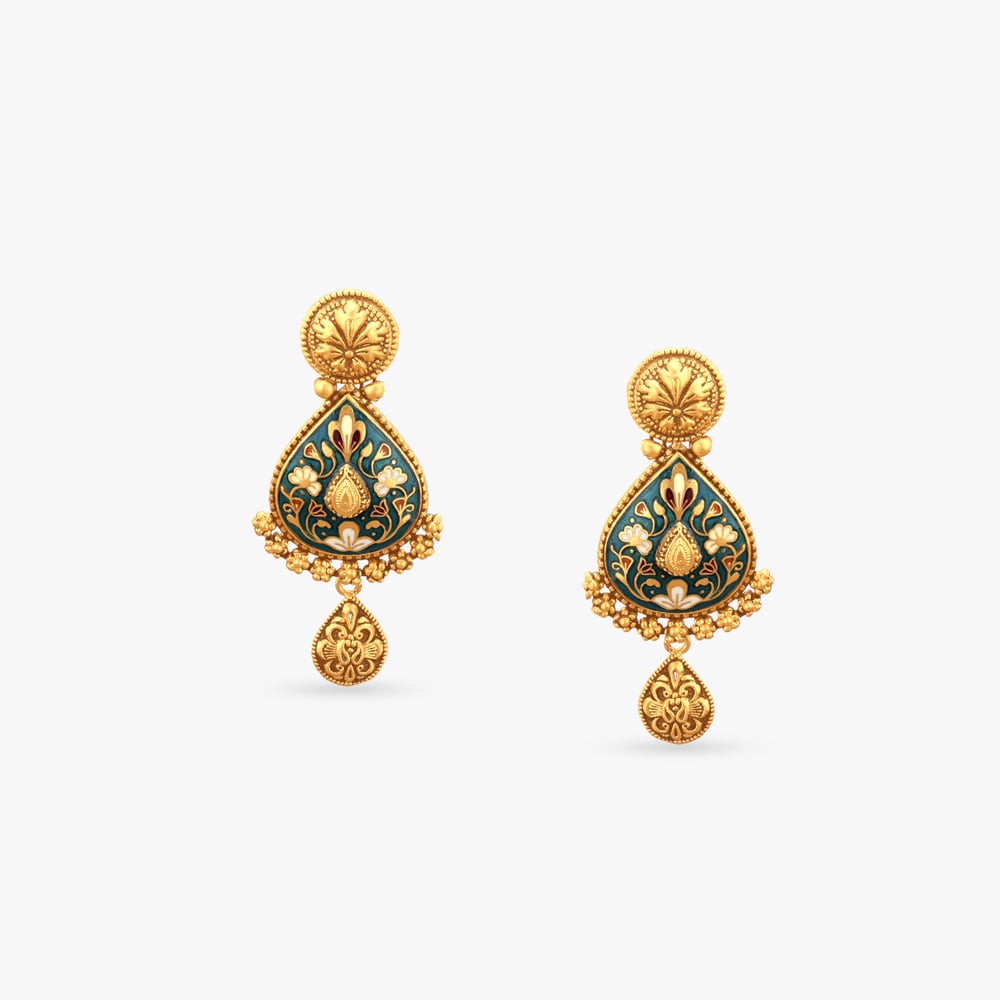 

Heritage Beauty Gold Drop Earrings