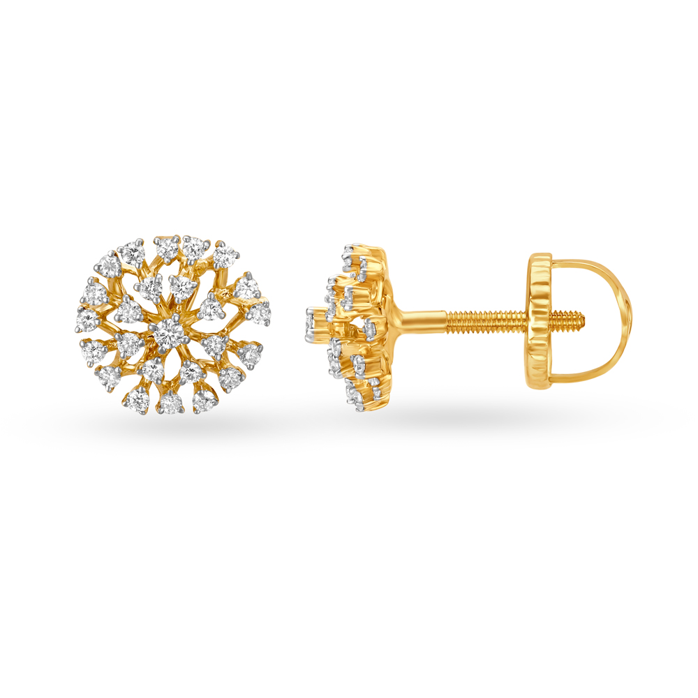 

Shimmering Dainty Diamond Stud Earrings