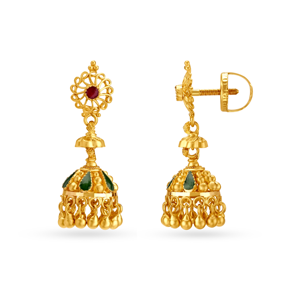 Brilliant Traditional Jhumkas