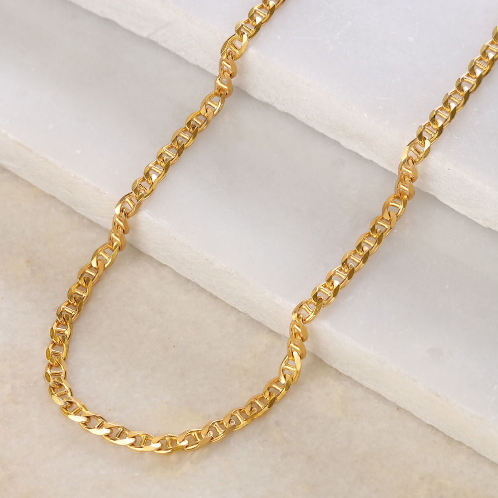 Cascade Link 22 Kt Gold Chain