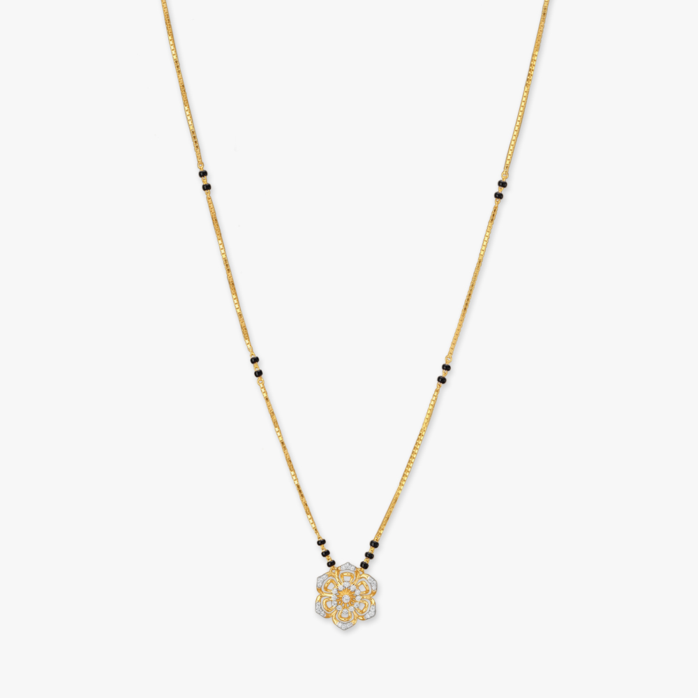 

Timeless Bloom Diamond Mangalsutra