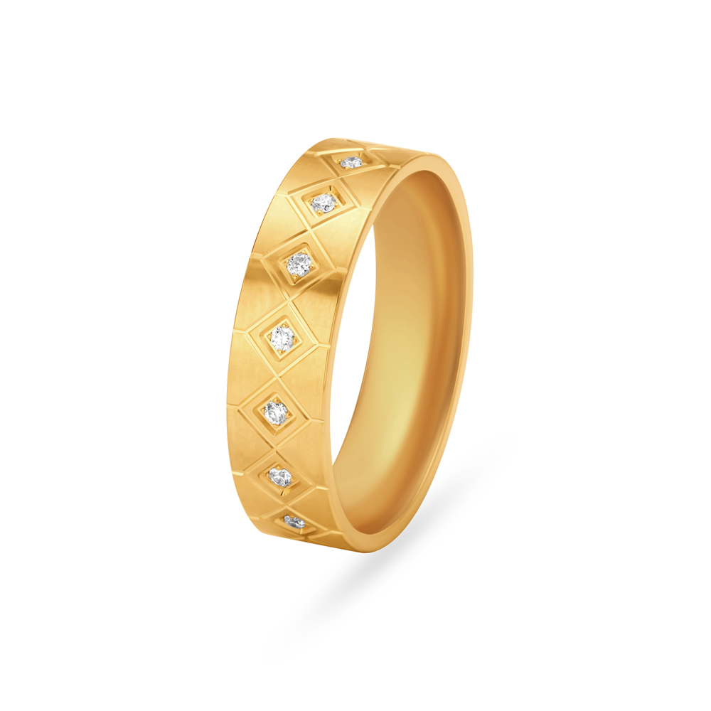 

Textured Gold Finger Band