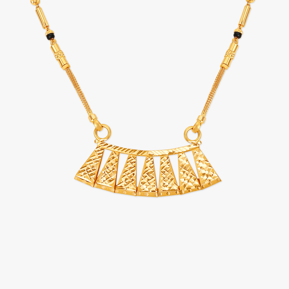 

Modern Textured Mangalsutra