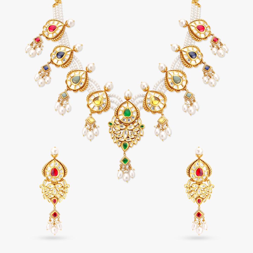 Kundan polki clearance jewellery tanishq