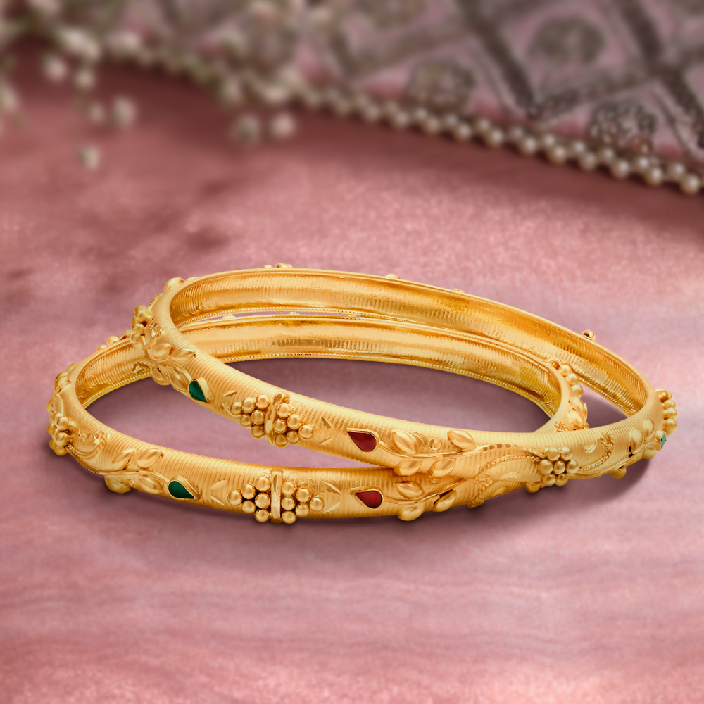 Ethereal Floral Bombay Bangles