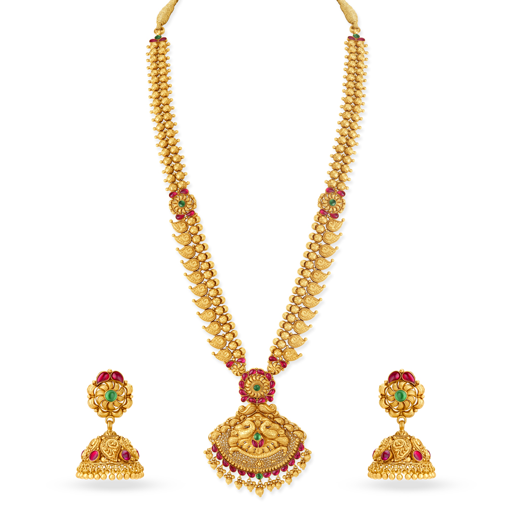 

Exquisite Gold Kemp Set Necklace