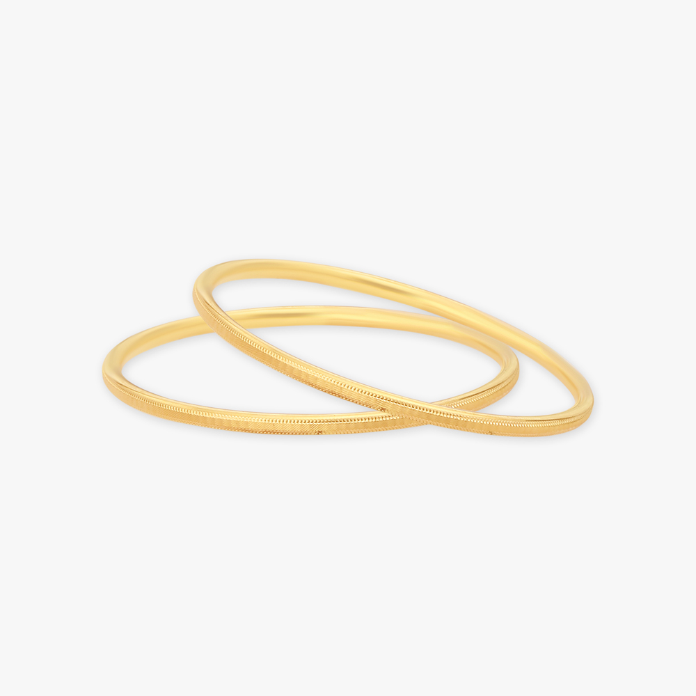 

Luminous Texture Bangles