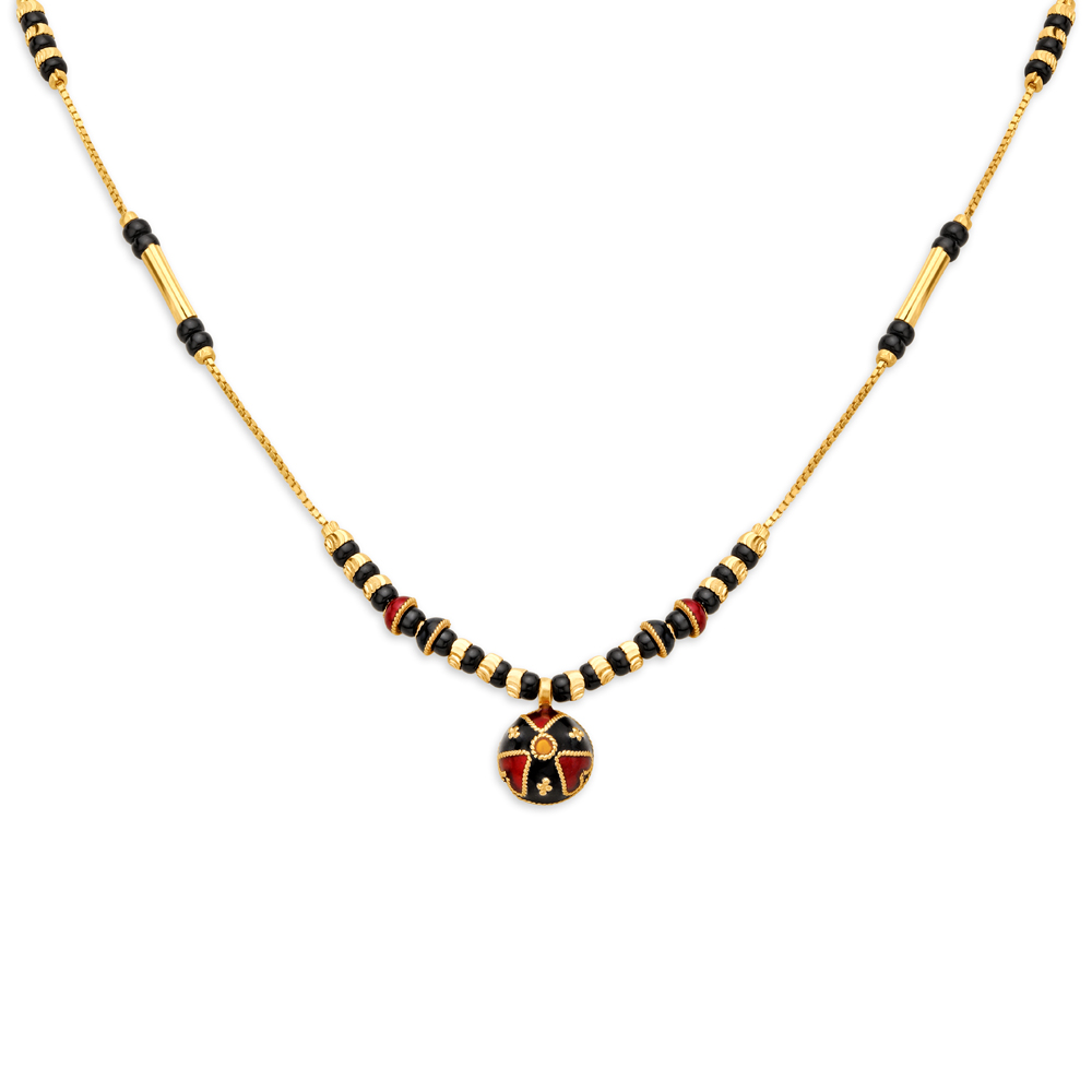 Vibrant Enamel Mangalsutra