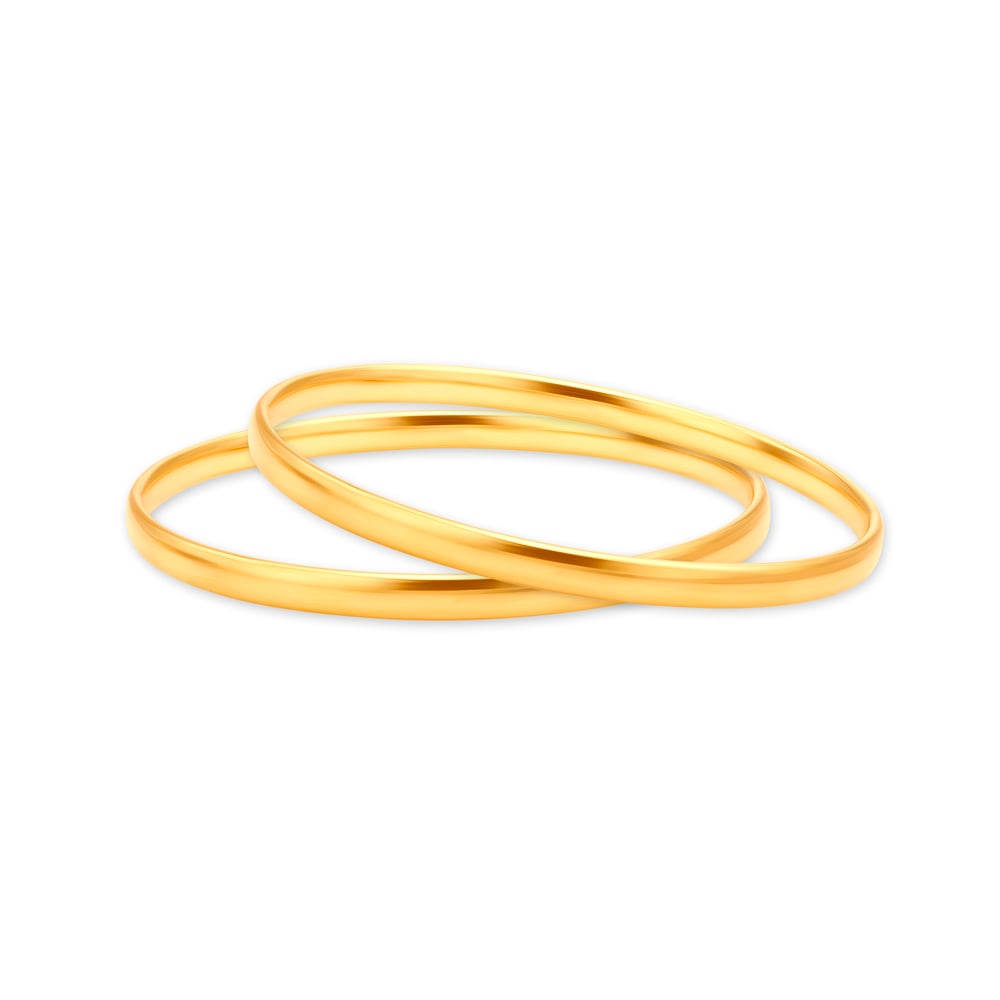 

Polished Plain Gold Bangle