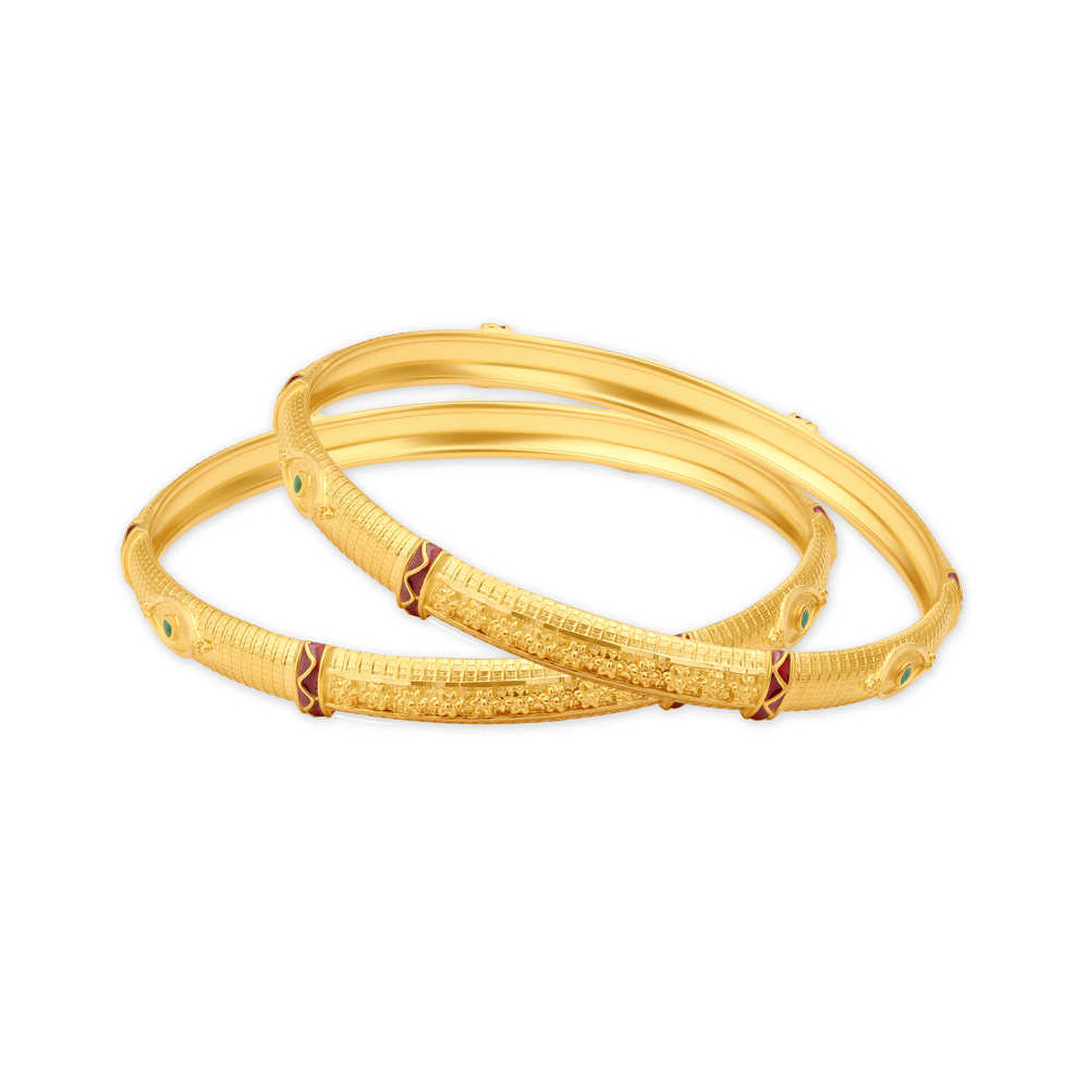 Bangles: Buy Gold & Diamond Bangles for Women Online | Tanishq