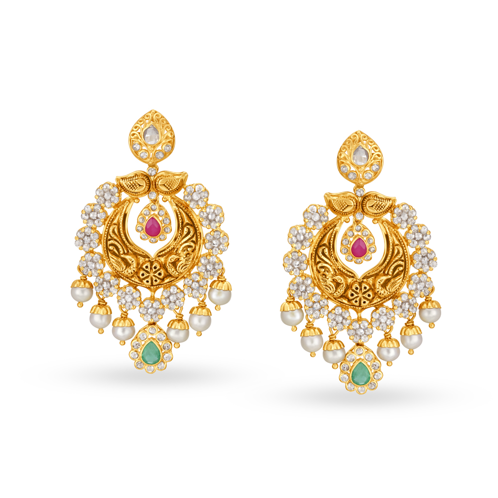 Pin by Nethra Janardhan on Gold earrings | Earrings collection, Gold  earrings, Jewels