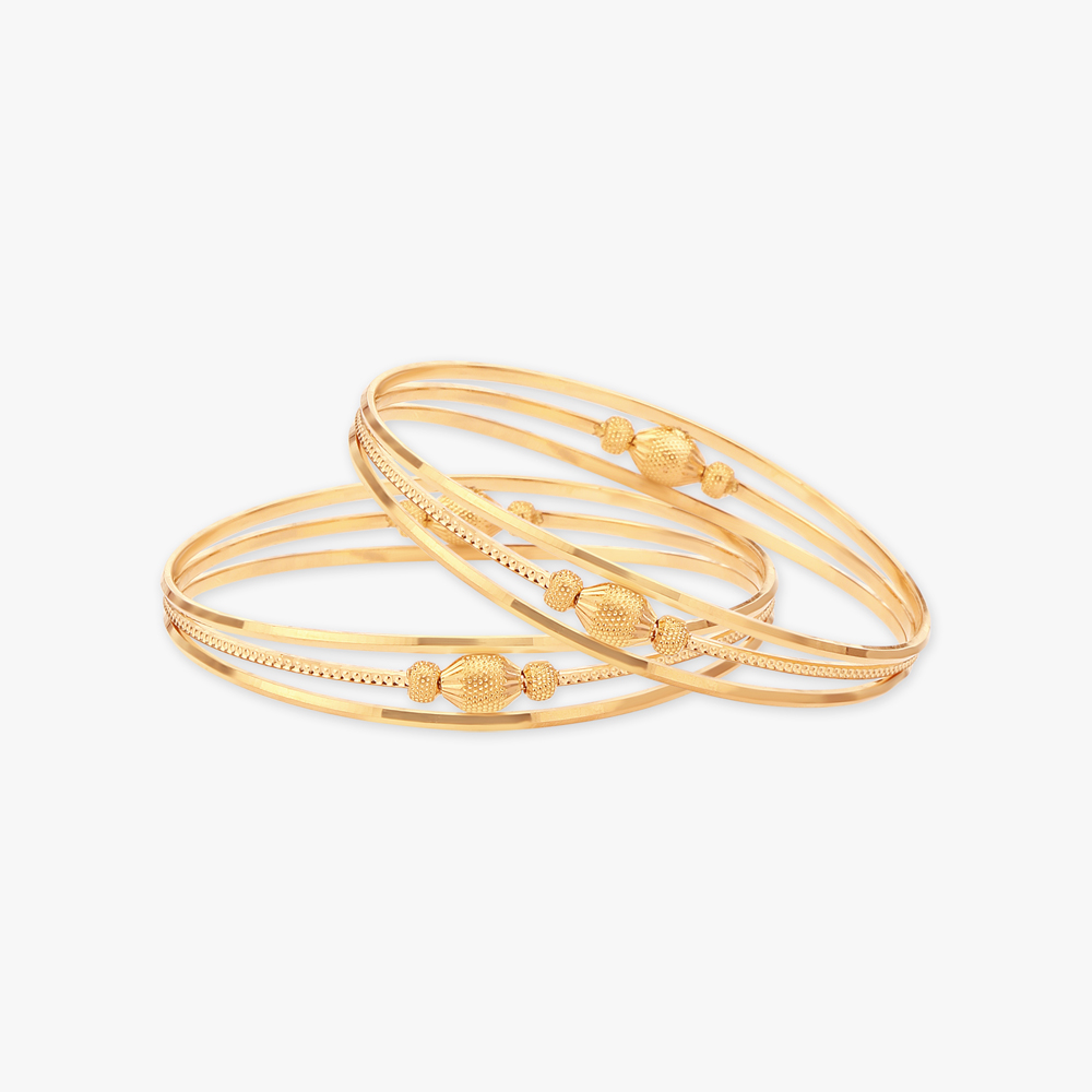 

Elegant Triad Bangles