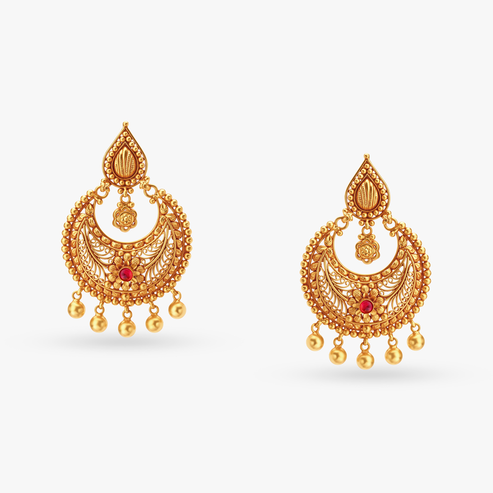 

Regal Allure Antique Drop Earrings