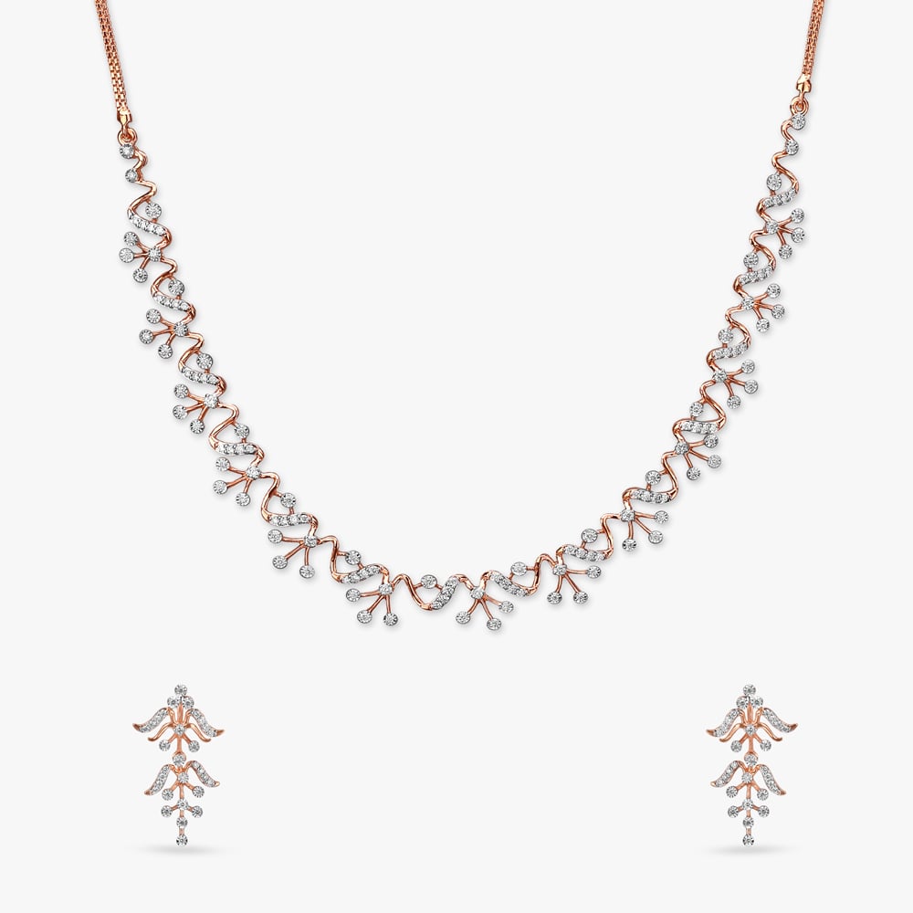 

Ethereal Vine Diamond Necklace Set