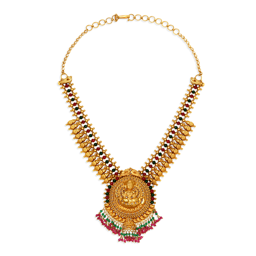 

Hypnotising Religious Gold Necklace