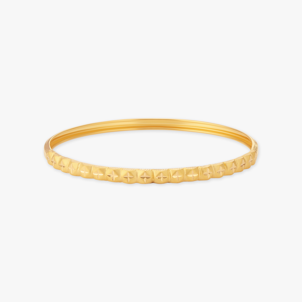 

Gilded Groove Bangle