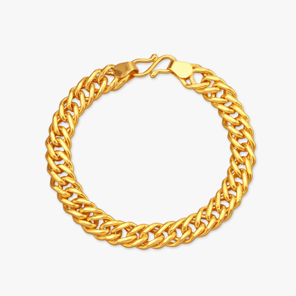 

Statement Style Gold Bracelet for Men