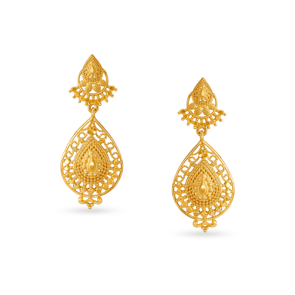 

Delicate Teardrop Drop Earrings