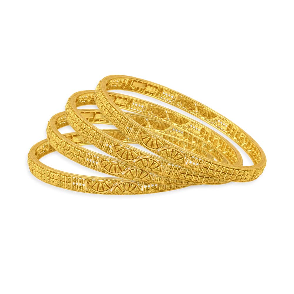 

Classic Grandeur Gold Bangles