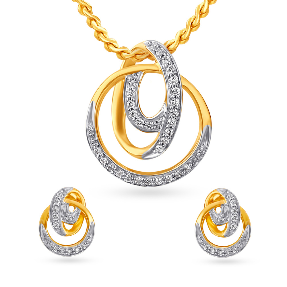 Tanishq gold pendant set designs with price | gold pendant | tanishq  jewellery - YouTube