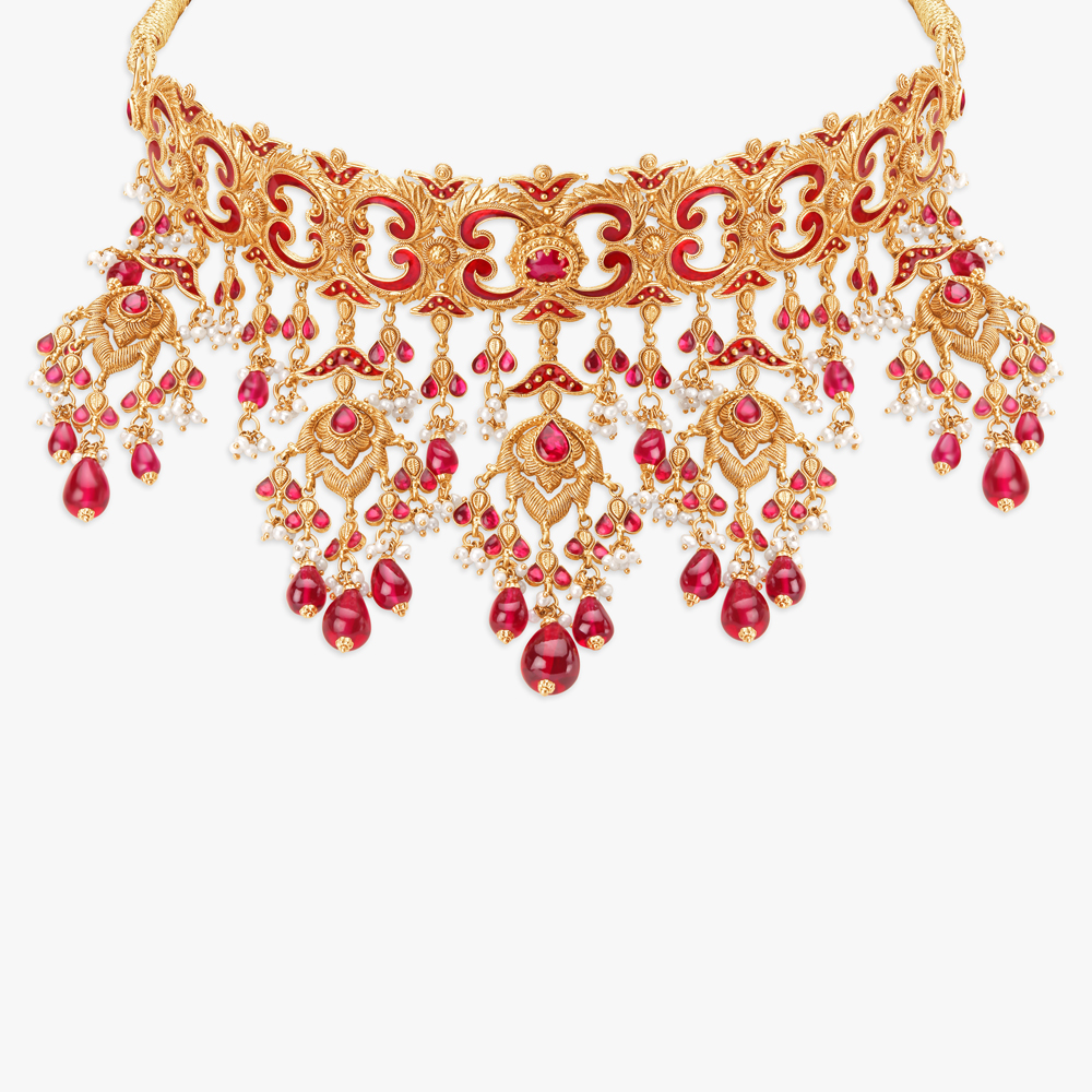 

Royal Grandeur Gold Necklace Set