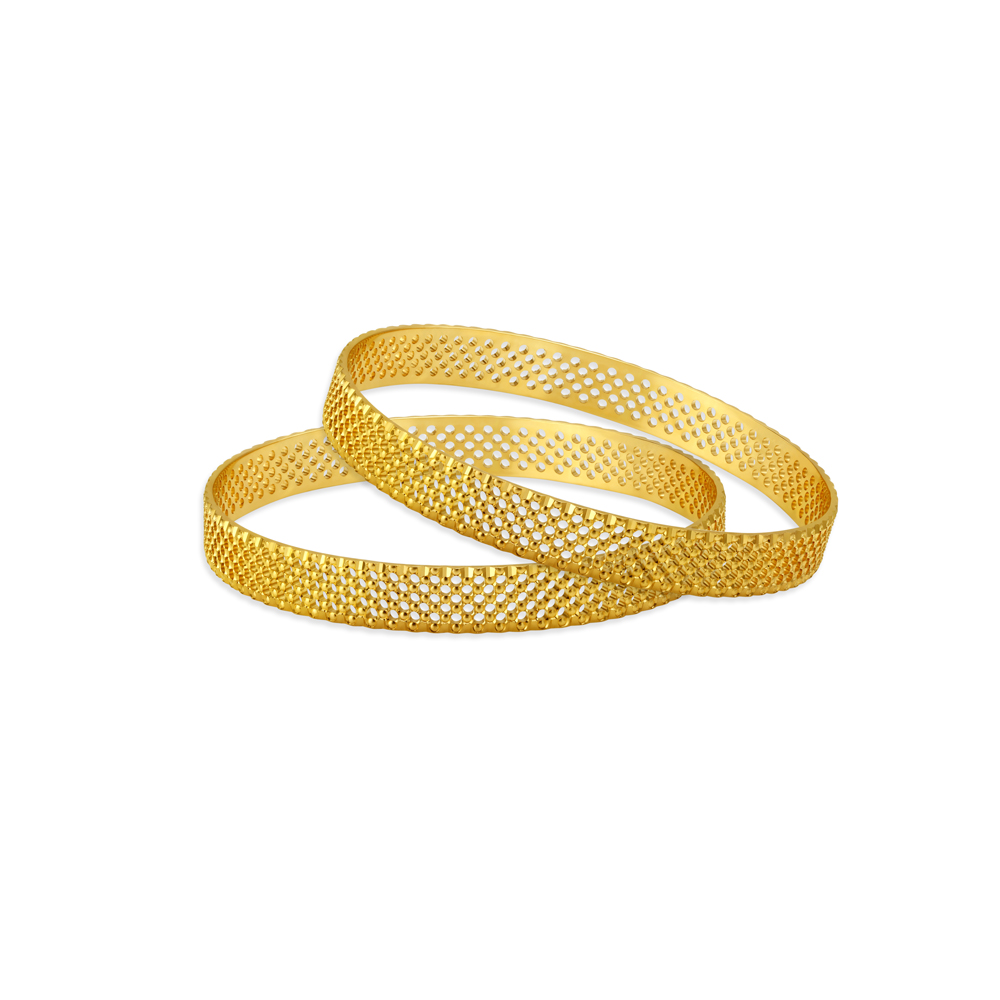 

Bold Striking Gold Bangles