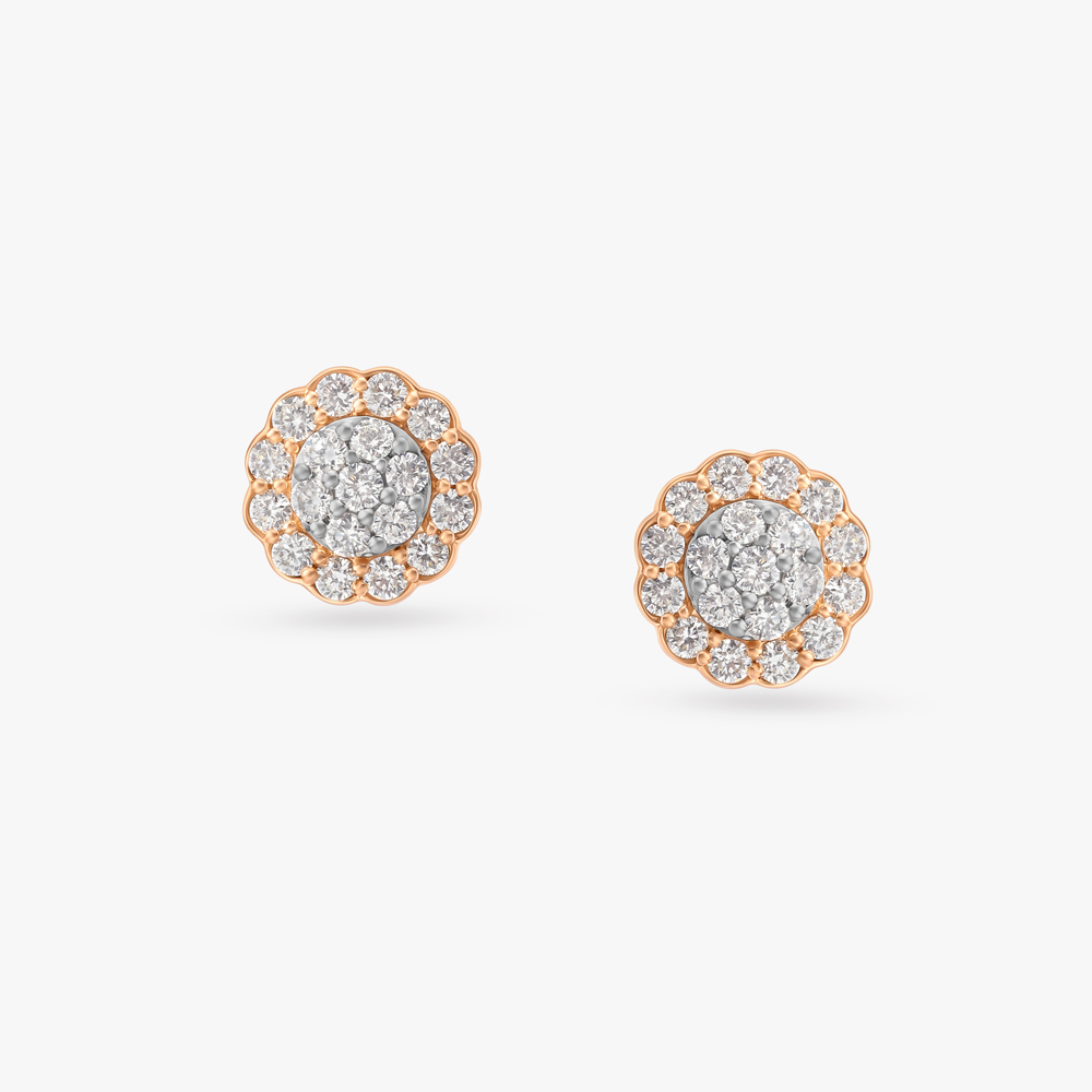 

Dainty Elegance Diamond Stud Earrings