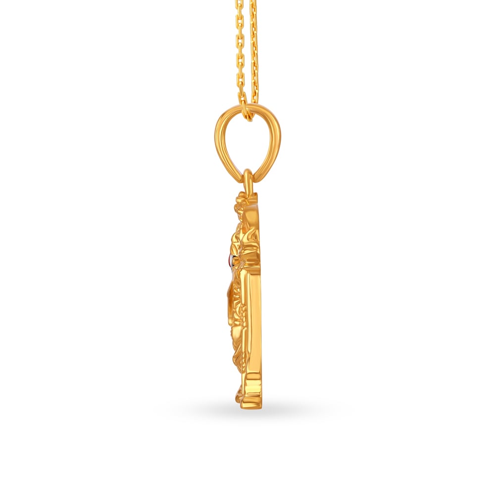 

Devotional 22 Karat Yellow Gold Lord Balaji Pendant