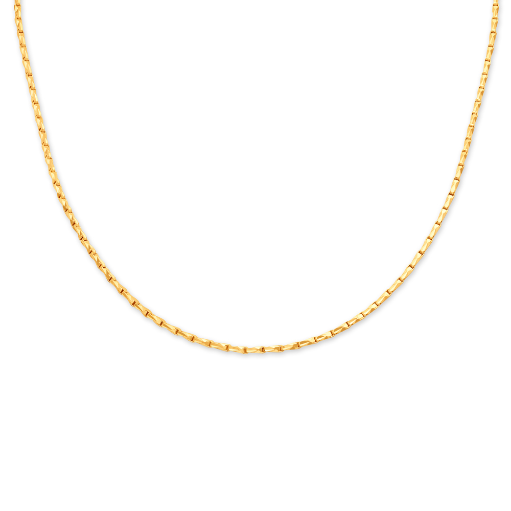 Slender Gold Chain for Men