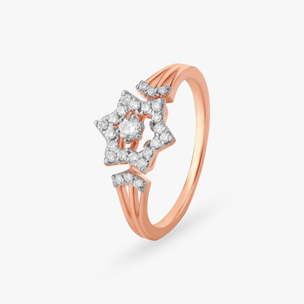 

Contemporary Playfulness Diamond Ring