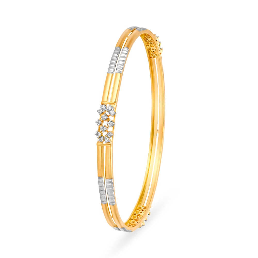 

Shimmering Classy Diamond Bangle