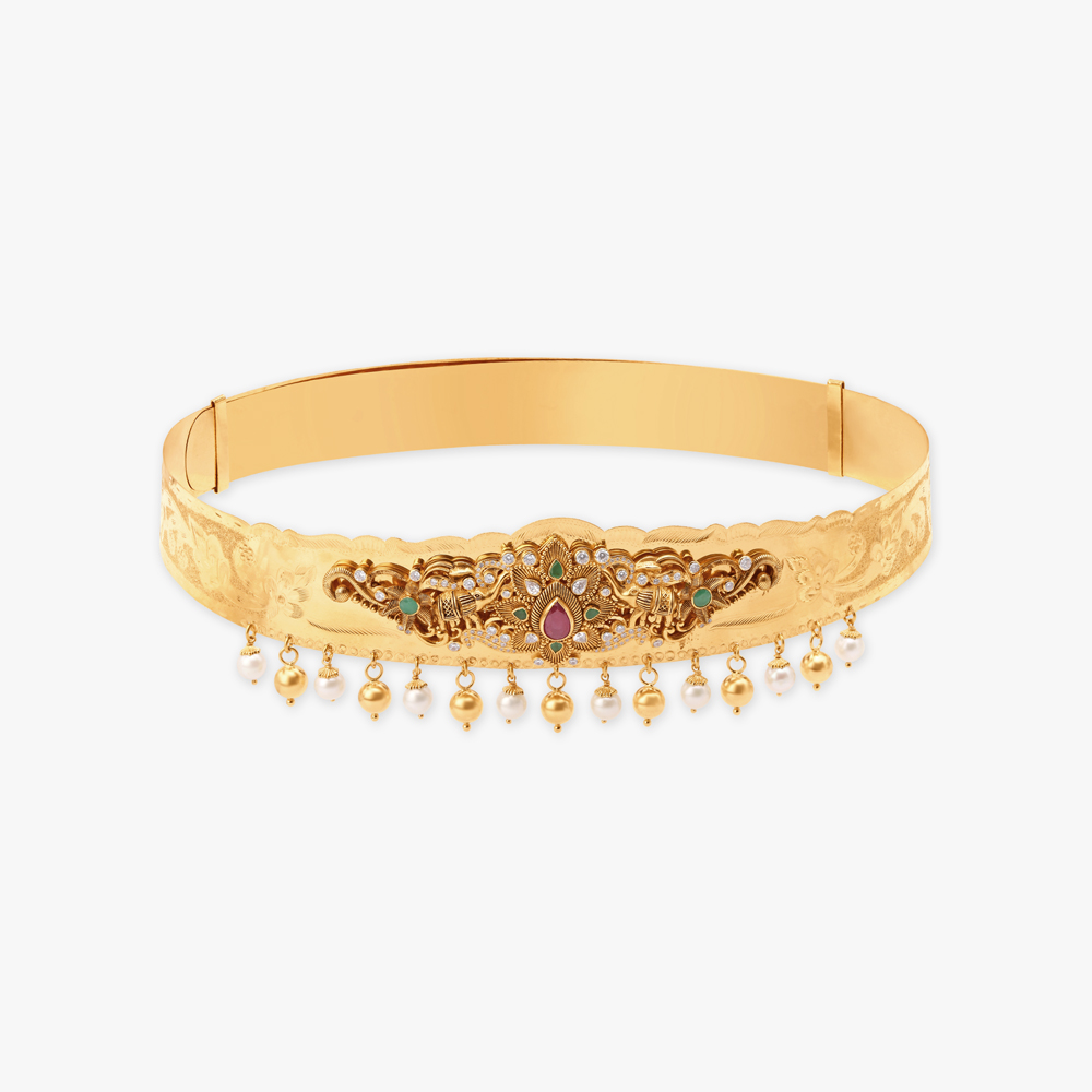 

Elegant Gold Waist Belt