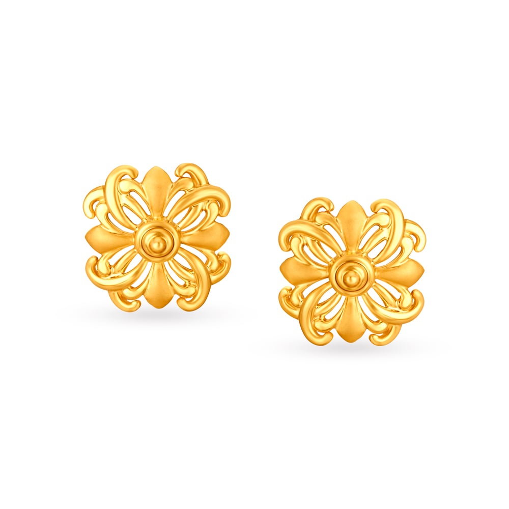 Captivating Floral Stud Earrings