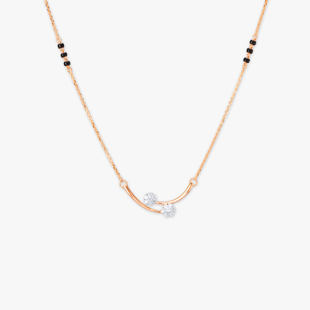 

Elegant Duo Diamond Mangalsutra