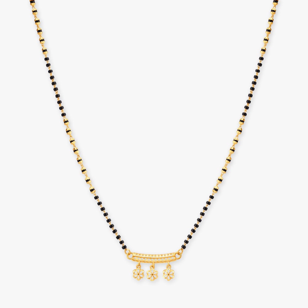 

Floral Gold Mangalsutra