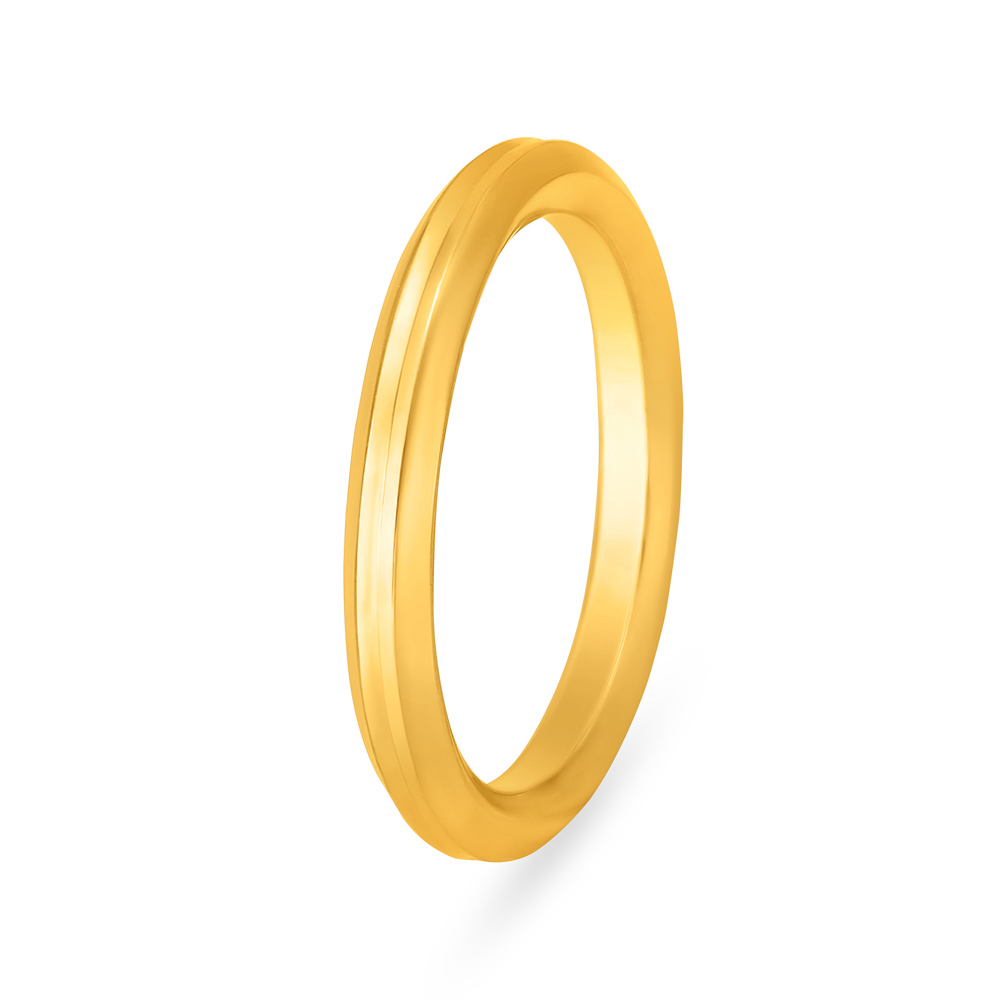 

Simplistic Textured 22 Karat Gold Finger Band