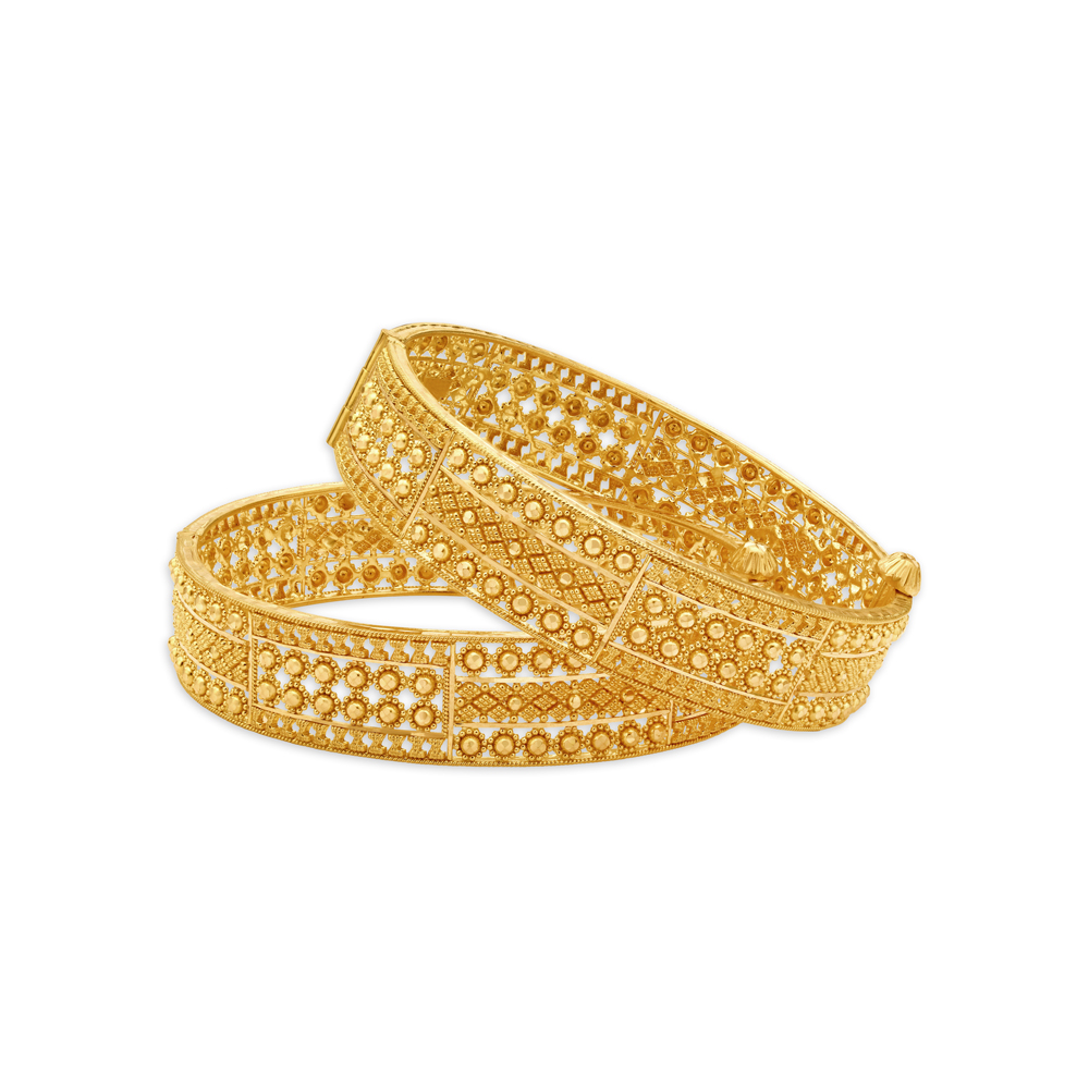 

Splendour Gold Bangles